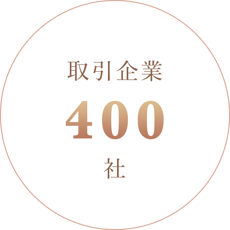 取引企業400社